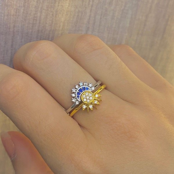 Producto - ANILLOS SOL Y LUNA COMPARTIDOS