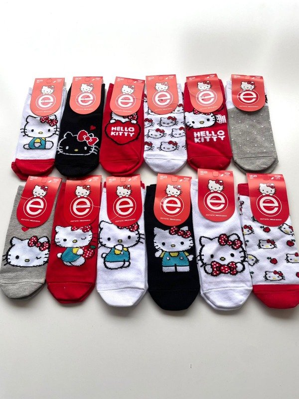 Producto - Medias soquetes HELLO KITTY- COD 3341