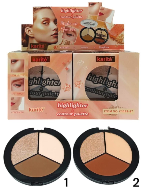 Producto - Paleta de Contorno e Iluminador Karite