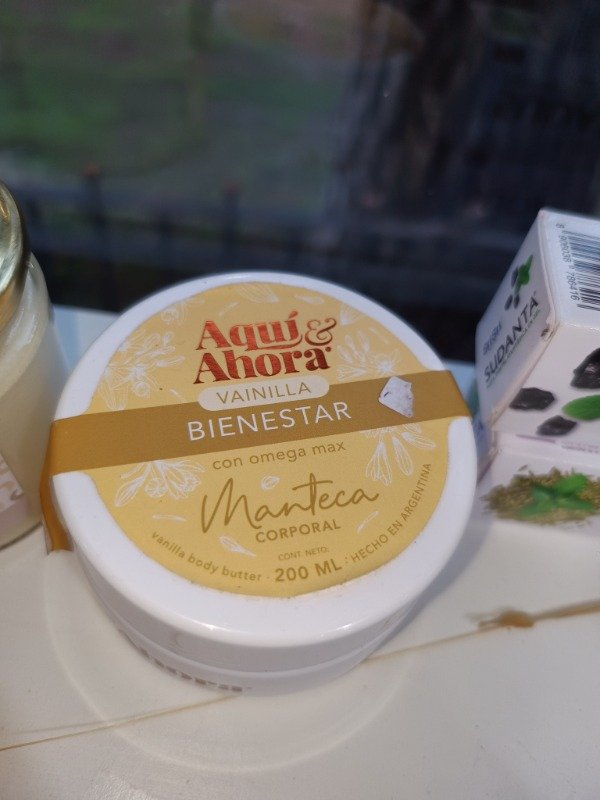 Producto - Manteca corporal Vainilla - Aquí y ahora-