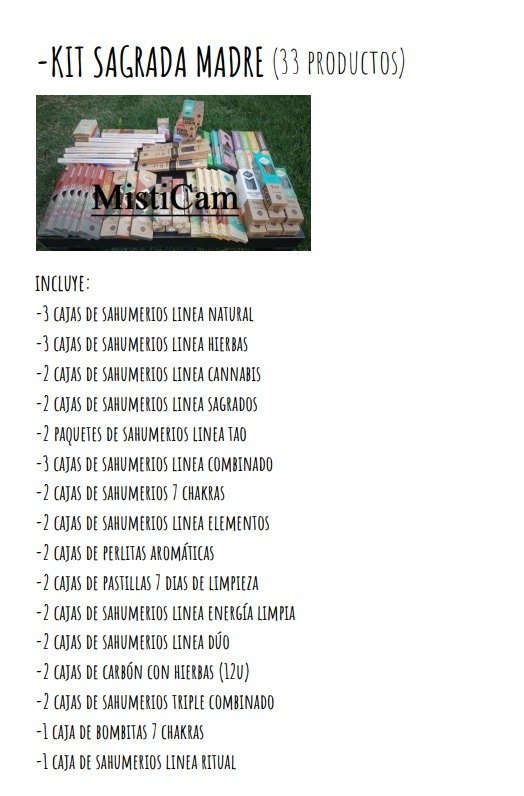 Producto - Kit Sagrada Madre 4