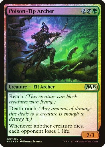 Producto - Poison-Tip Archer Foil  Core Set 2019