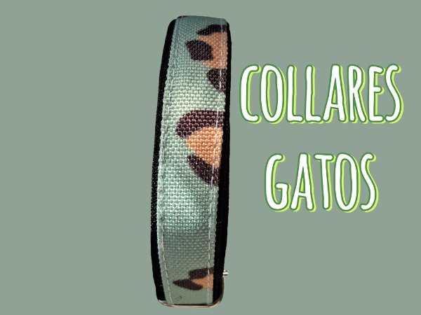 Producto - Collares animal print verde agua