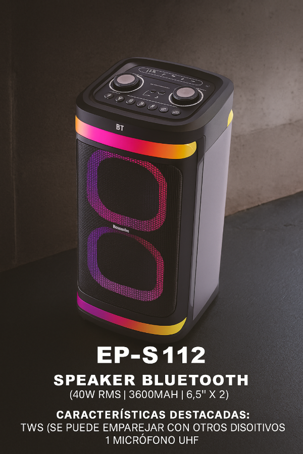 Producto - SPEAKER ECOPOWER EP-S112 45W/1M