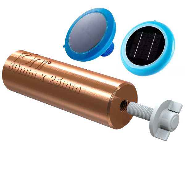Producto - Anodo Barra Cobre Puro Repuesto Ionizador Solar 80mm X 25mm Ver Foto 2