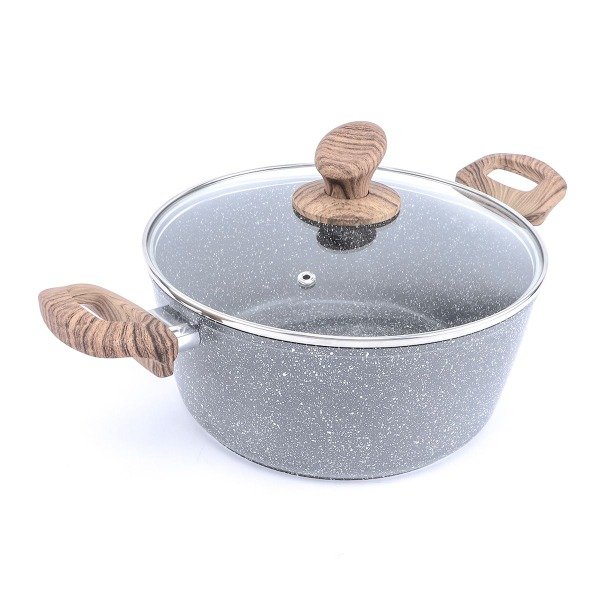 Producto - Olla VONNE forjada Nature 28 cm  con tapa