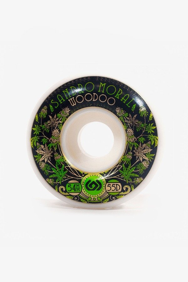 Producto - Ruedas de skate WOODOO SANDRO MORAL PRO II PACK 777 54MM- WHITE