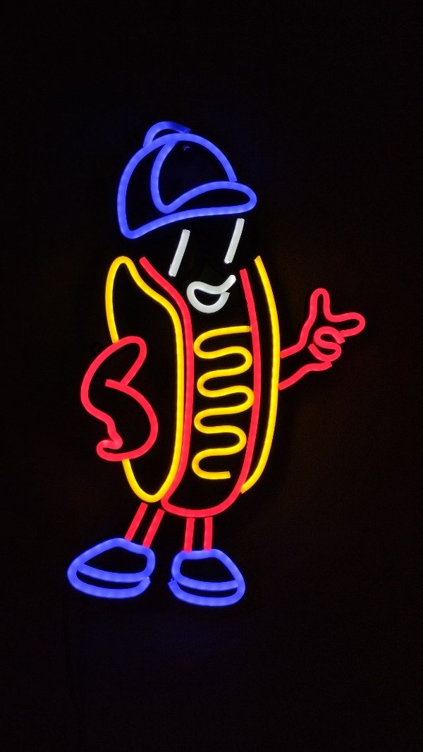 Producto - Cartel Pancho Facha Neon Led