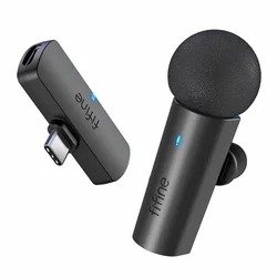 Producto - Microfones Fifine M6 USB C Para Smartphone Negro