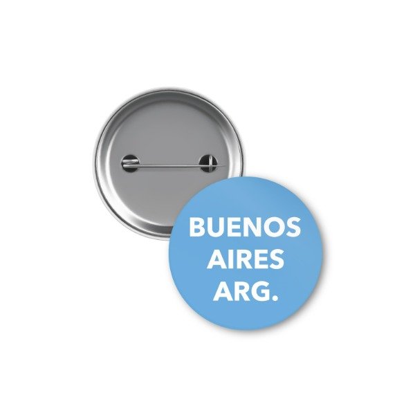 Producto - Pin Botón BUENOS AIRES ARG. CELESTE
