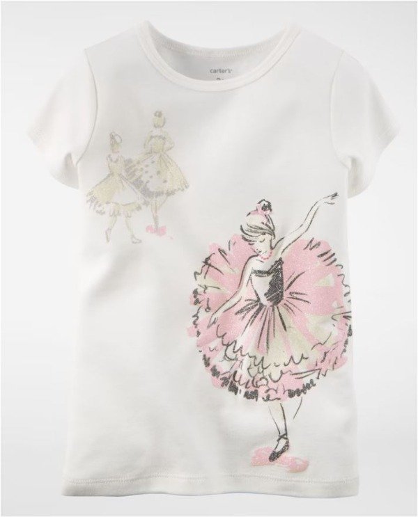 Producto - Remera  bebe Bailarina CARTERS Talle 9 meses