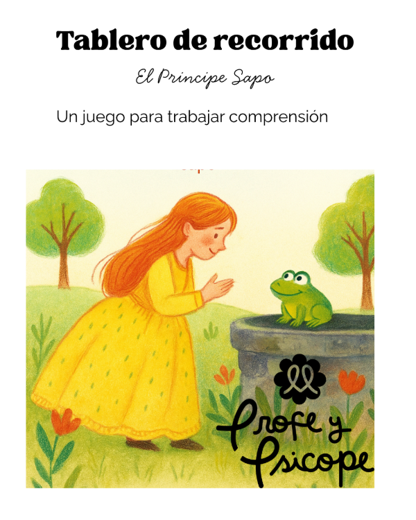 Producto - Juego de recorrido El Principe Sapo