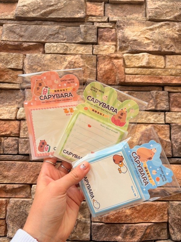 Producto - Notas adhesivas CAPIBARA