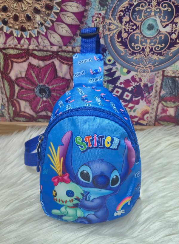Producto - Linea Crazy!! Morral cruzado Stich