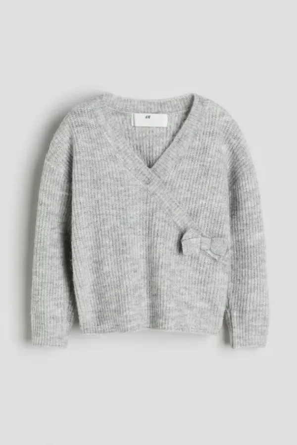 Producto - Sweater HyM cruzado gris