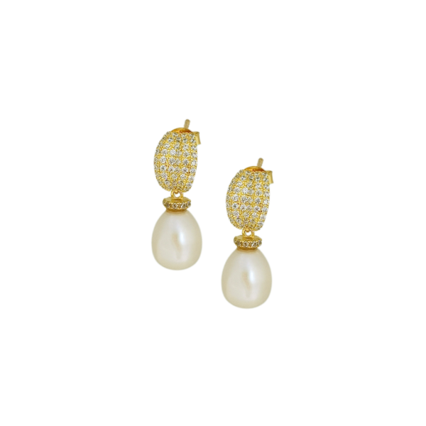 Producto - Aros Plata Dorada Italiana 925
