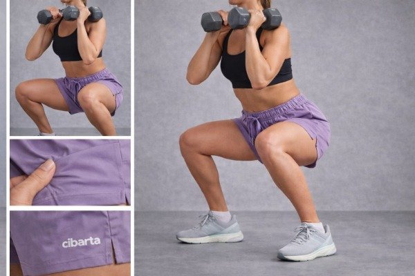 Producto - SHORT Deportivo Cibarta Sport Modelo MOZAMBIQUE violeta