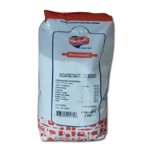 Producto - Bicarbonato De Sodio Uso Alimenticio (Sin Aluminio) Sin Gluten Dicomere 1Kg