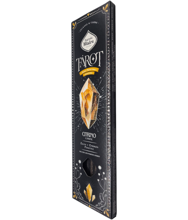 Producto - Sahumerios Tarot Gemas Sagrada Madre - 6 Varillas - Citrino