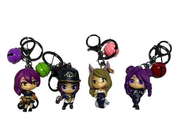 Producto - Llaveros Figuras con base K/DA LOL LEAGUE OF LEGENDS (Individual)