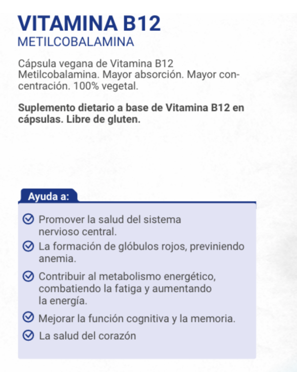 Producto - Suplemento Vitamina B12 - 1
