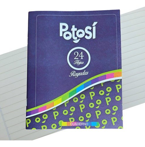 Producto - Cuaderno Potosí tapa flexible 24 Hojas