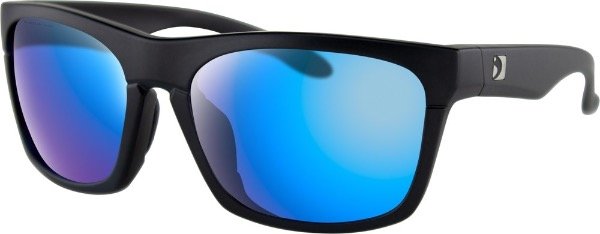 Producto - GAFAS DE SOL BOBSTER DE CARRETERA NEGRO MATE CON HD PURO/AZUL  E60