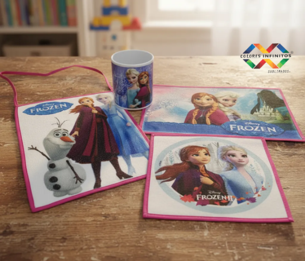 Producto - SET PARA JARDIN INFANTES -DISEÑOS VARIOS- SPIDERMAN,FROZEN PAW PATROL - 0