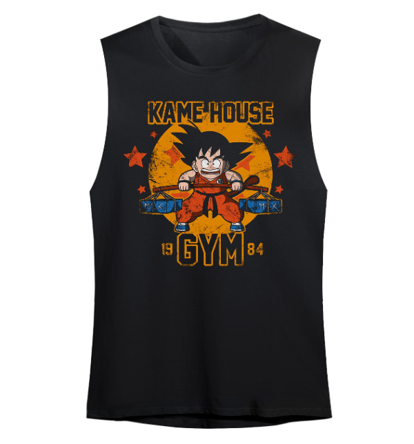 Producto - Musculosa Sudadera Dragon Ball Kame House Gym