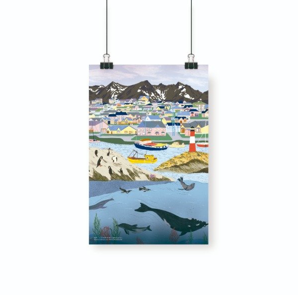 Producto - Lámina SUR - Ana Laura Perez - 20x30cm