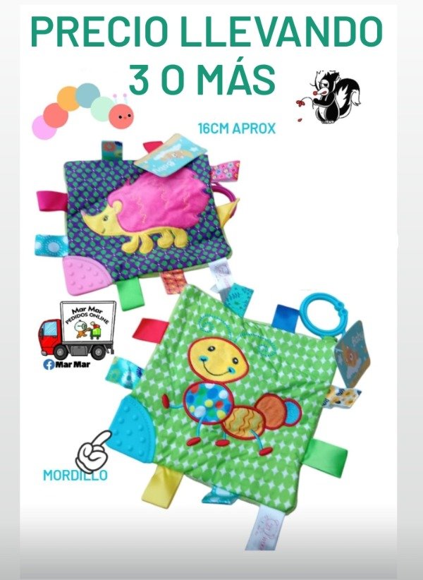 Producto - Sonajero servilleta (cantidad)