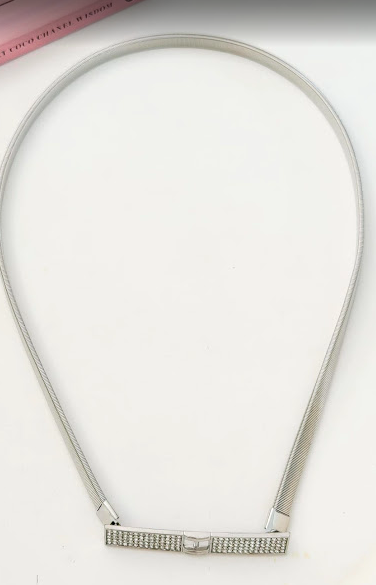 Producto - Cinto plateado 81