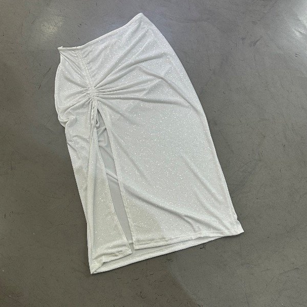 Producto - Pollera Lurex White