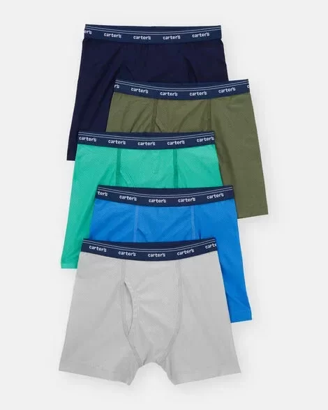 Producto - Pack boxers deportivos CARTERS X5 Talle 8 años