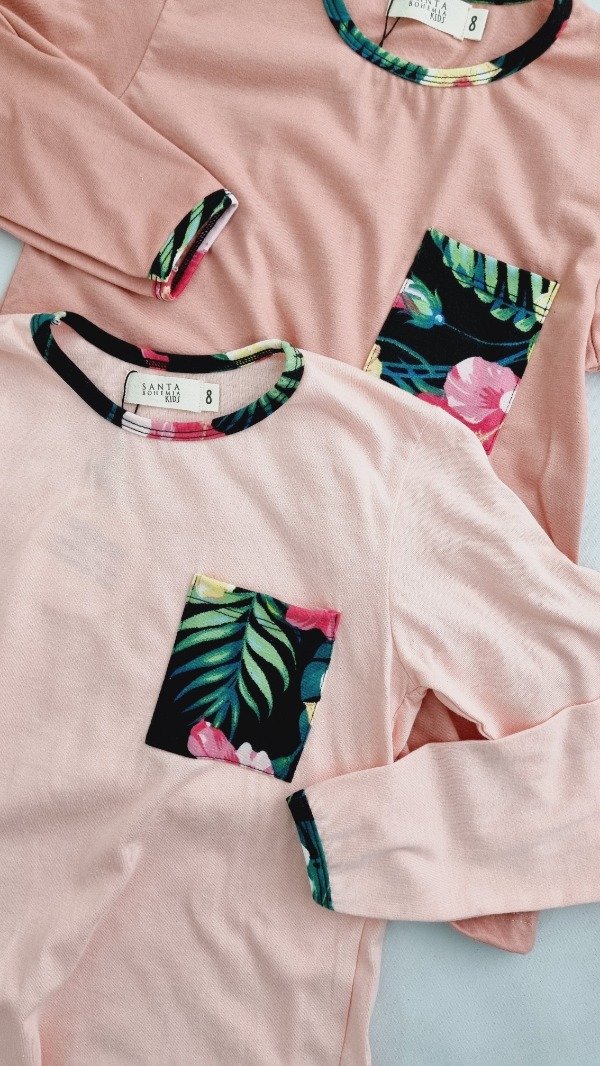 Producto - Remera Nica  Rosa Claro