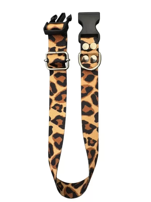 Producto - Collar + Correa animal print M/L