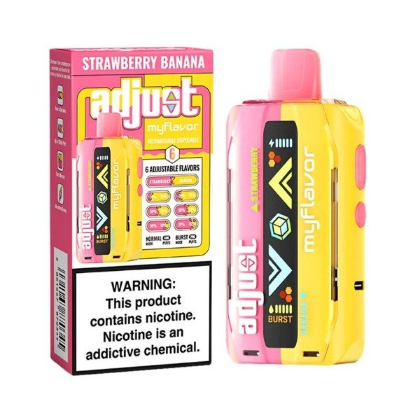 Producto - (POD DESCARTABLE) ADJUST 40K - STRAWBERRY BANANA