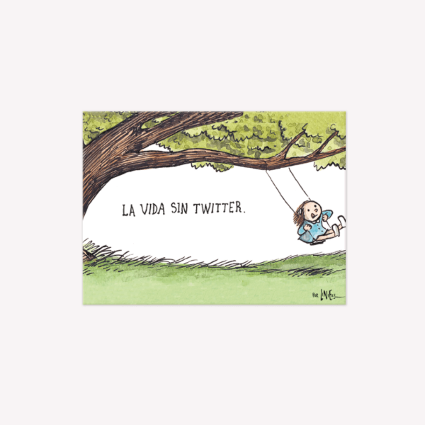 Producto - IMÁN FLEXIBLE VIÑETA - La vida sin Twitter