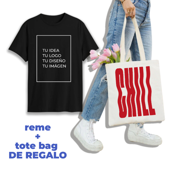 Producto - Remera común + Tote bag DE REGALO