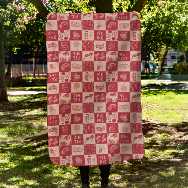 Producto - Lona - Picnic roja