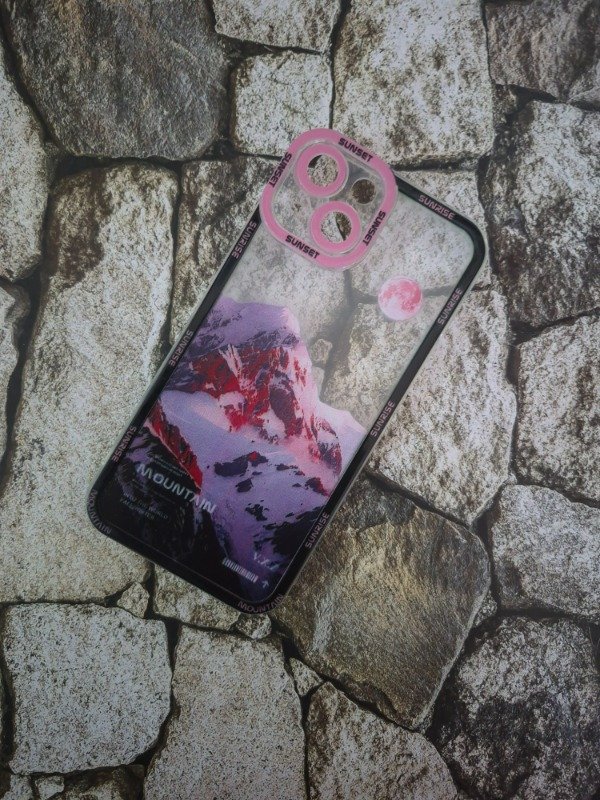 Producto - Funda tpu paisaje Iphone 13 / 14 rosa