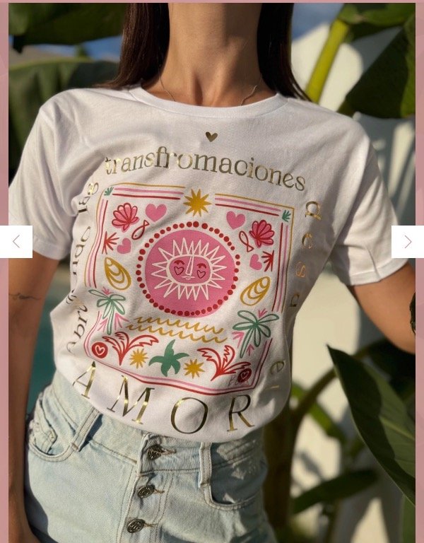 Producto - Remera Blanca estampada - 3