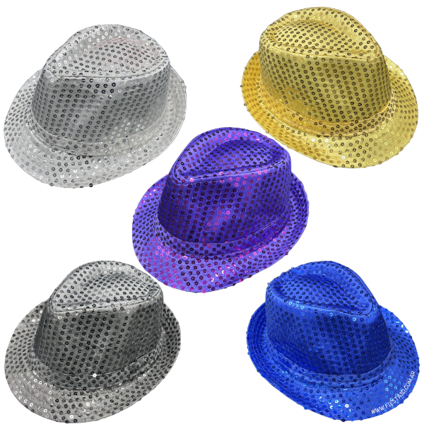 Producto - Sombrero tanguero con lentejuelas x1