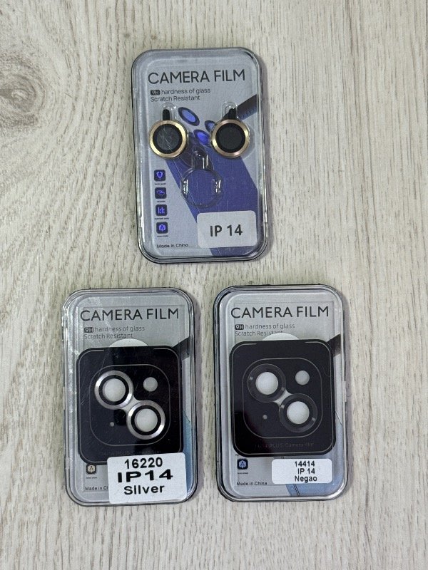 Producto - VIDRIO DE CÁMARA METALIZADO PARA IPHONE 14 / 14 PLUS - 0