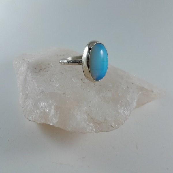 Producto - Anillo de alpaca con opalina luna