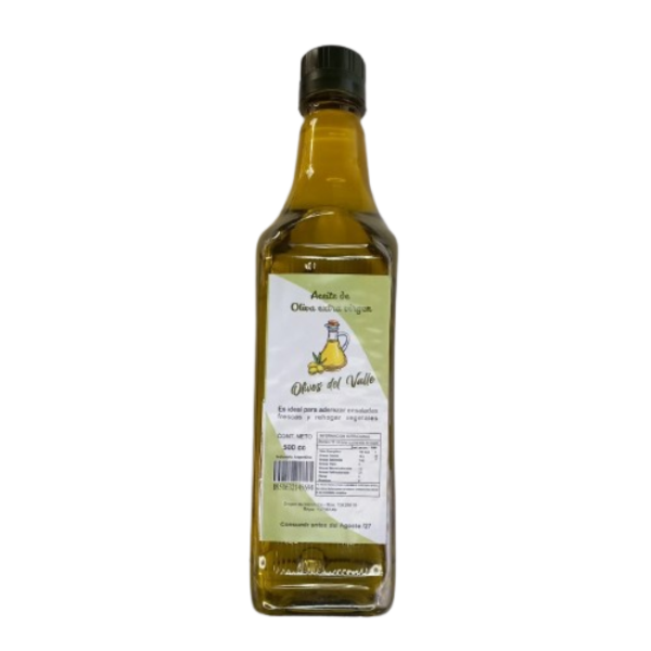 Producto - Aceite de oliva EXTRA VIRGEN Olivos del Valle 500ml