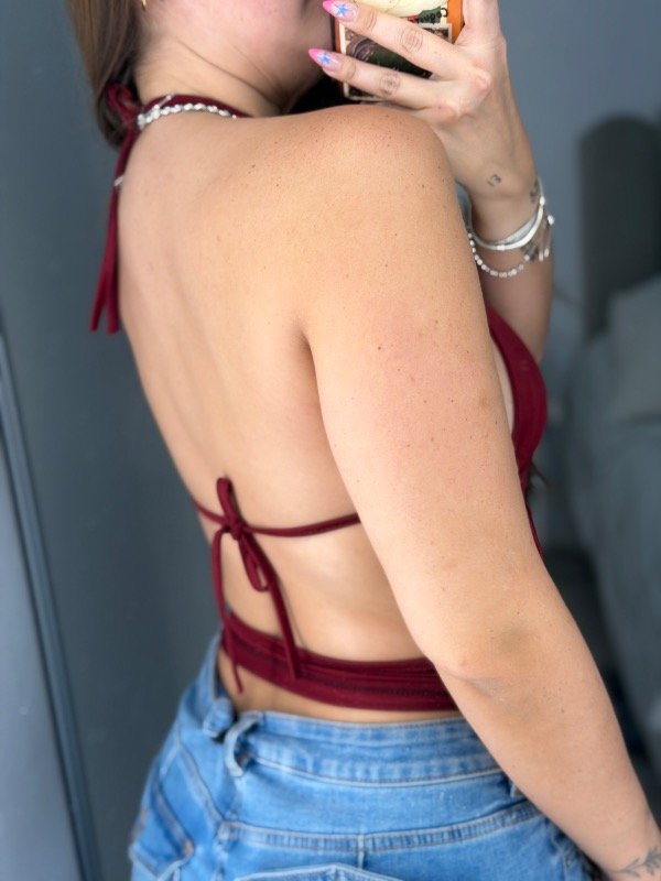 Producto - Top Surinam bordo - 2