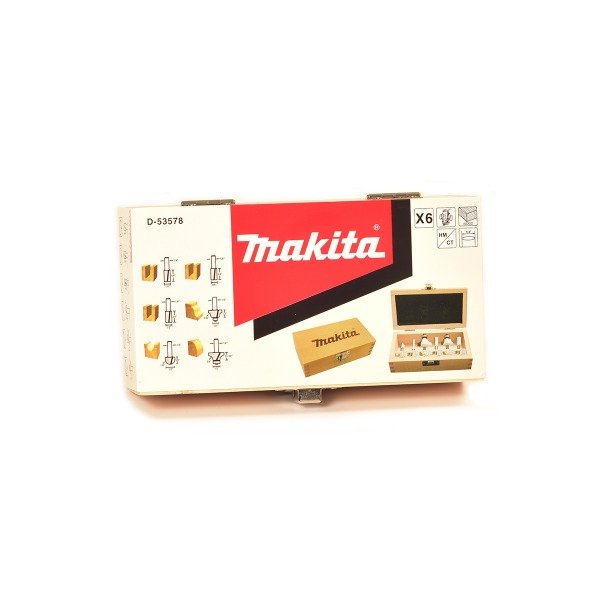 Producto - Juego de 6 fresas Makita D-53578