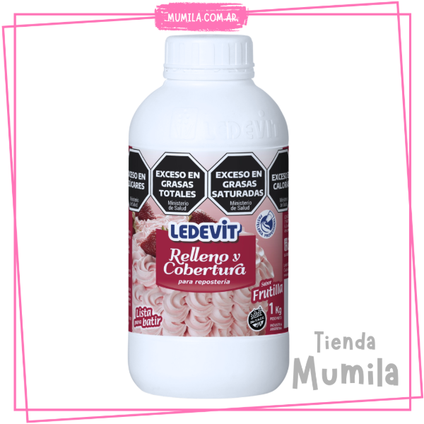 Producto - Crema Ledevit Frutilla 1Lt