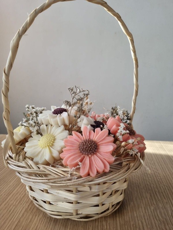 Producto - Canasta con margaritas